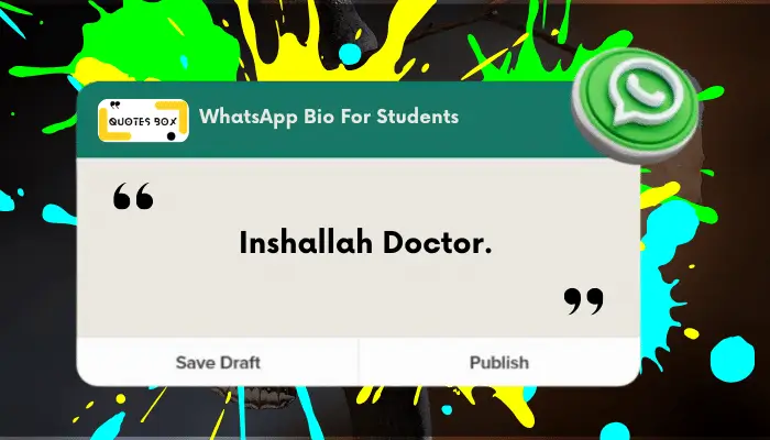 18. Inshallah Doctor
