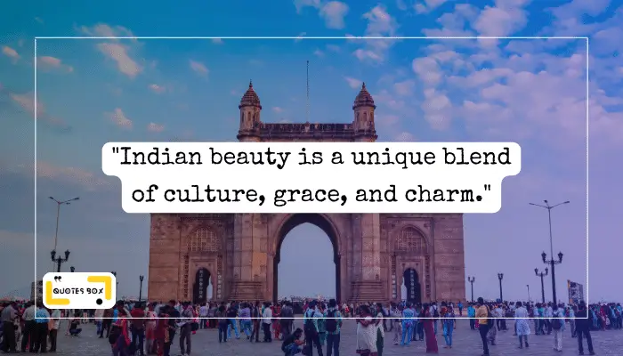 5. _Indian beauty is a unique blend of culture, grace, and charm