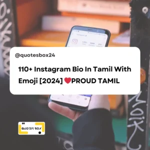110+ Instagram Bio In Tamil With Emoji [2024] ❤PROUD TAMIL
